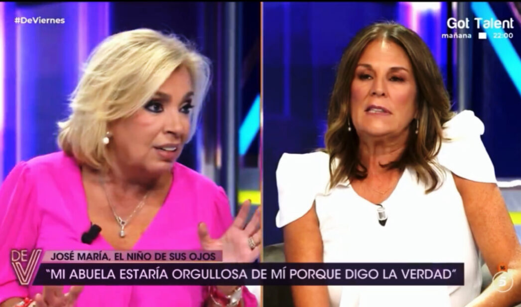 Enfrentamiento entre Carmen Borrego y Ángela Portero en 'De Viernes'