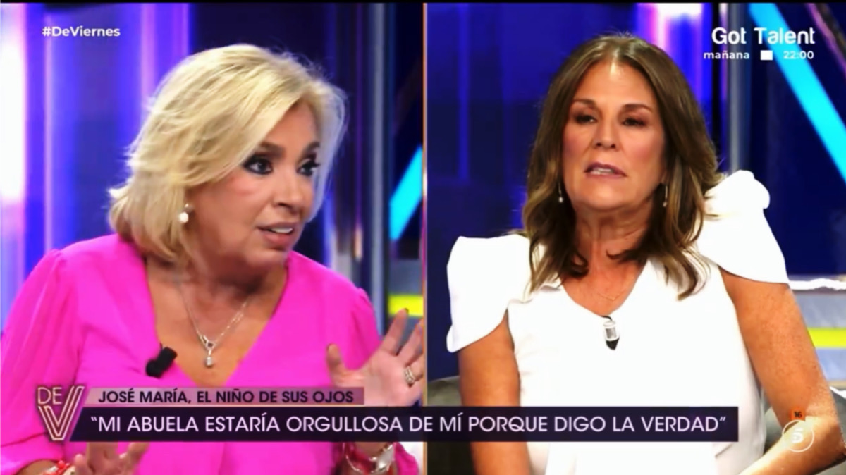 Enfrentamiento entre Carmen Borrego y Ángela Portero en 'De Viernes'