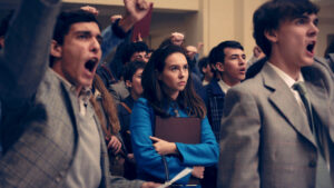 Escena de la serie 'Las Abogadas' sobre la matanza de Atocha