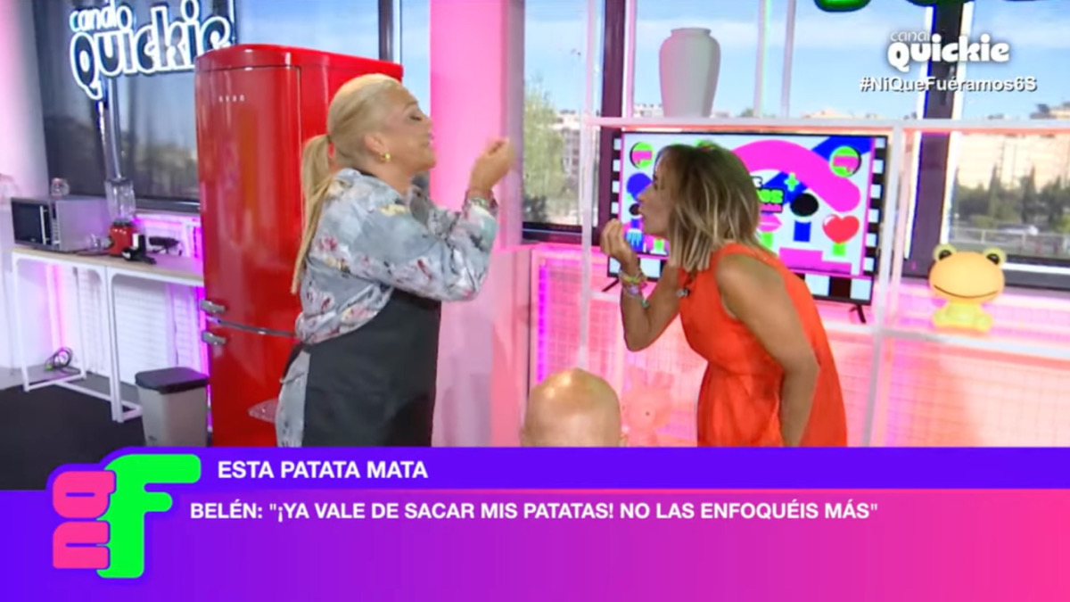 Belén Esteban y María Patiño en 'Ni que fuéramos'