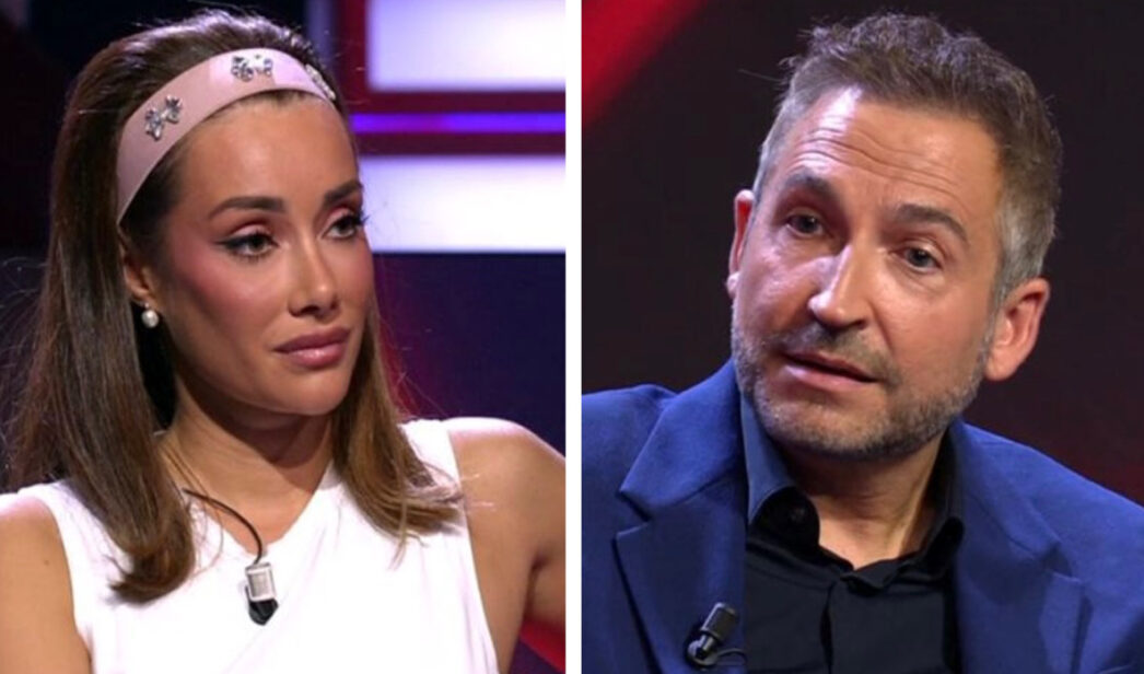 Adara Molinero y Frank Blanco en el debate de 'Gran Hermano'