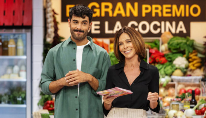 German González y Lydia Bosch en 'El gran premio de la cocina'