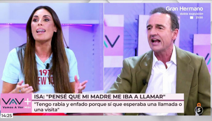 Isabel Rábago y Alessandro Lequio en 'Vamos a ver'