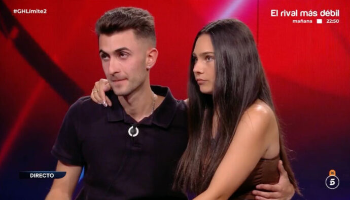 Nerea junto a Luis en 'Gran Hermano'