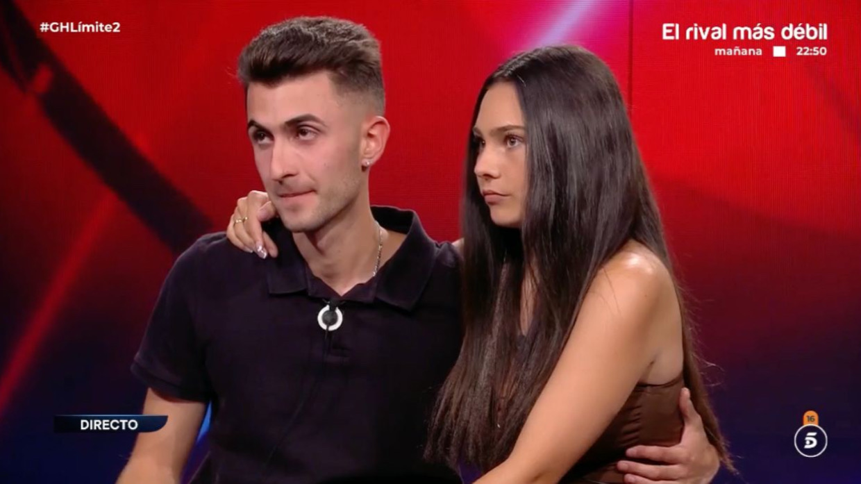 Nerea junto a Luis en 'Gran Hermano'