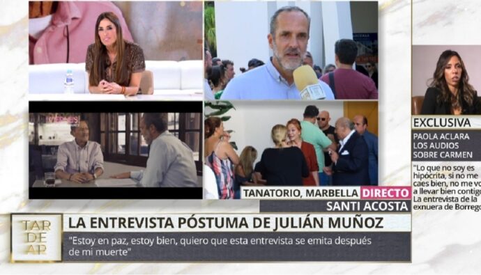 Isabel Rábago, cruda ante la entrevista póstuma a Julián Muñoz en ‘De Viernes’: «No voy a maquillar su figura»