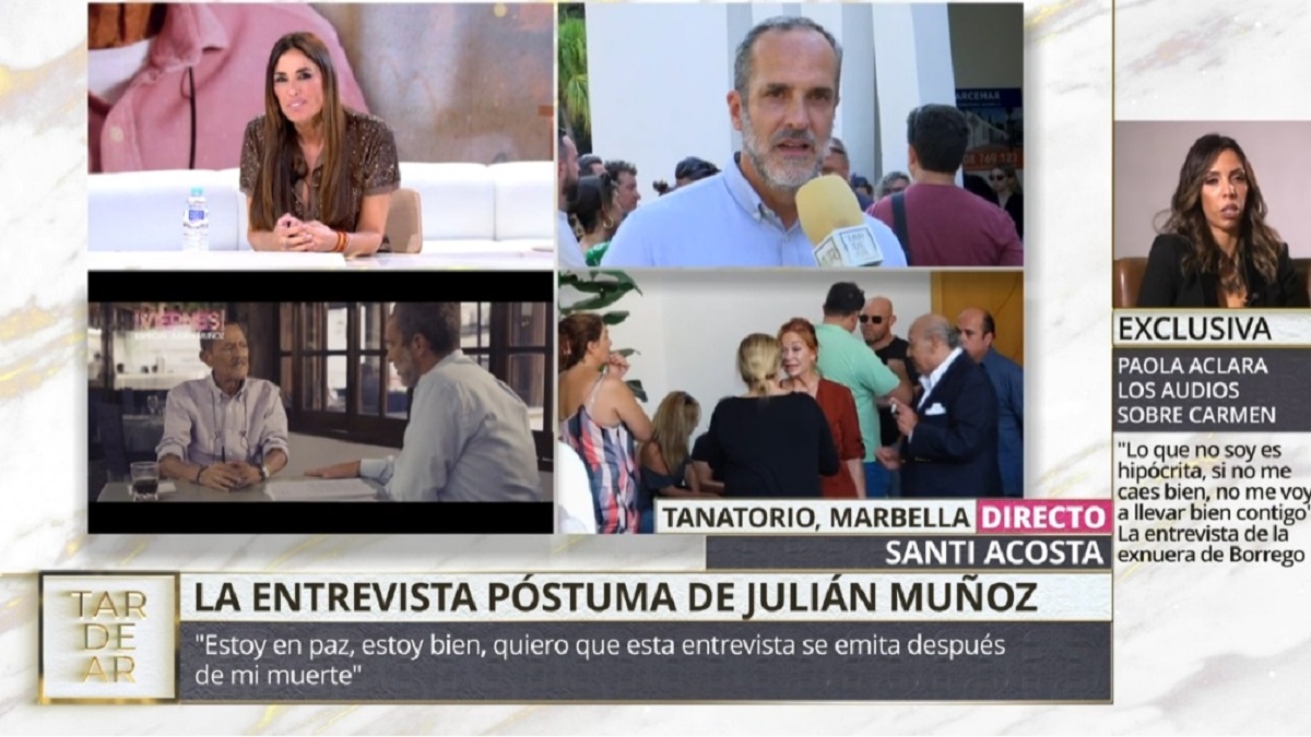 Isabel Rábago, cruda ante la entrevista póstuma a Julián Muñoz en 'De Viernes': "No voy a maquillar su figura"