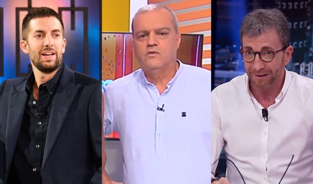 David Broncano, Ramón García y Pablo Motos.