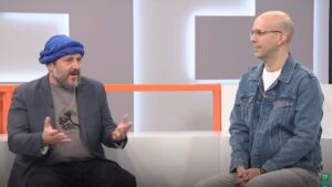 Ricardo Castella y Agustín Alonso, responsables de 'La Revuelta' en 'RTVE Responde'