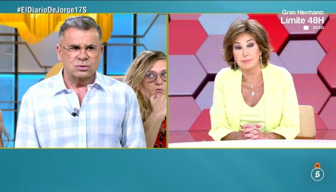 Ana Rosa desencaja a Jorge Javier con esta noticia de última hora en directo: «Un palo tremendo»