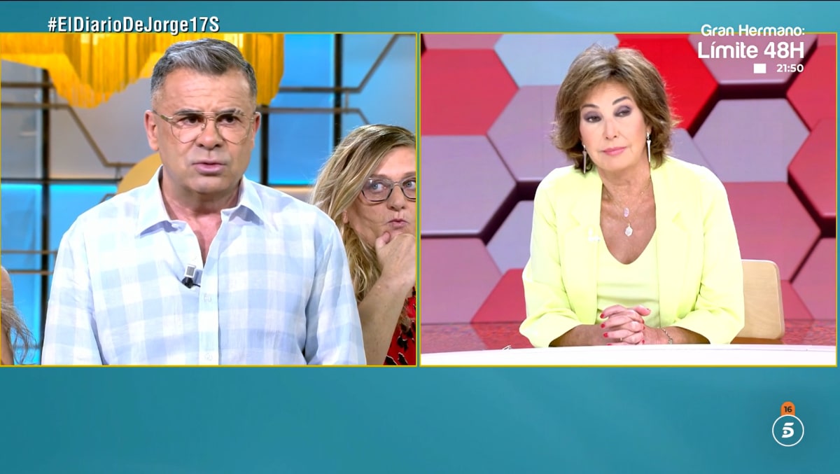 Ana Rosa desencaja a Jorge Javier con esta noticia de última hora en directo: "Un palo tremendo"