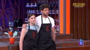 José Lamuño e Inés Hernand en 'MasterChef Celebrity'.