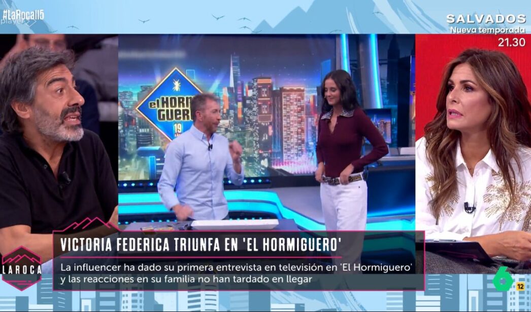 Juan del Val hablando de Victoria Federica en 'El Hormiguero'.