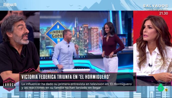 Juan del Val hablando de Victoria Federica en 'El Hormiguero'.