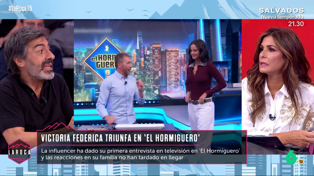 Juan del Val hablando de Victoria Federica en 'El Hormiguero'.