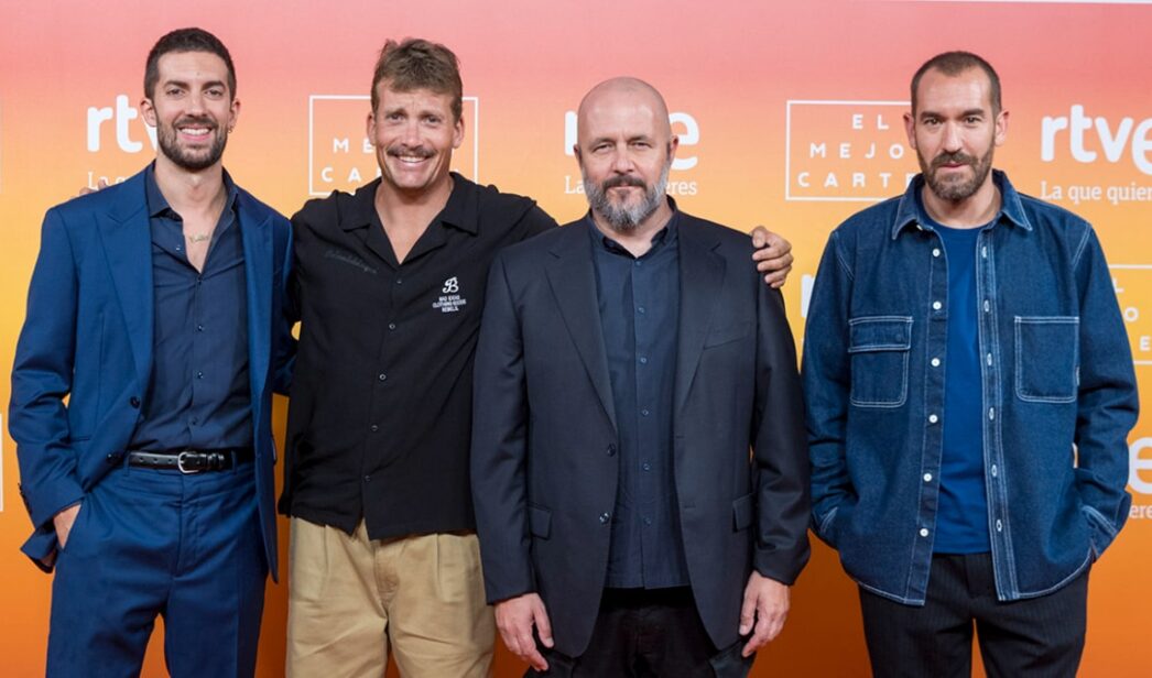 David Broncano, Grison, Ricardo Castella y Jorge Ponce en la presentación de temporada de TVE.