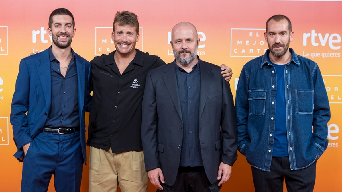 David Broncano, Grison, Ricardo Castella y Jorge Ponce en la presentación de temporada de TVE.