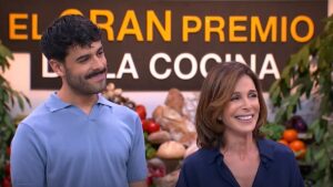 Lydia Bosch y Germán González en 'El gran premio de la cocina'.