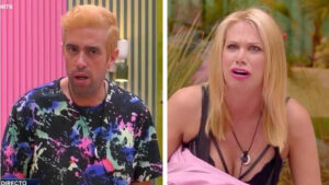 Javier y Vanessa en la casa de 'Gran Hermano 2024'