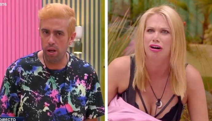 Javier y Vanessa en la casa de 'Gran Hermano 2024'