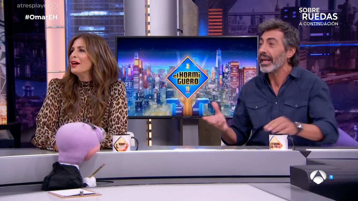 Juan del Val y Nuria Roca en 'El Hormiguero'