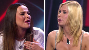 Marta Peñate y Vanessa en el plató de 'Gran Hermano'