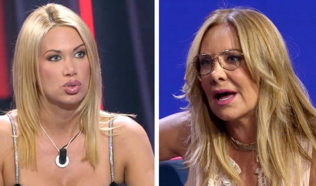 Vanessa y Belén Rodríguez en el plató de 'Gran Hermano'