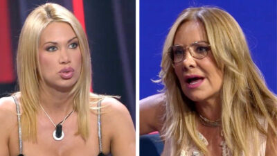 Vanessa y Belén Rodríguez en el plató de 'Gran Hermano'