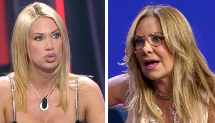 Vanessa y Belén Rodríguez en el plató de 'Gran Hermano'