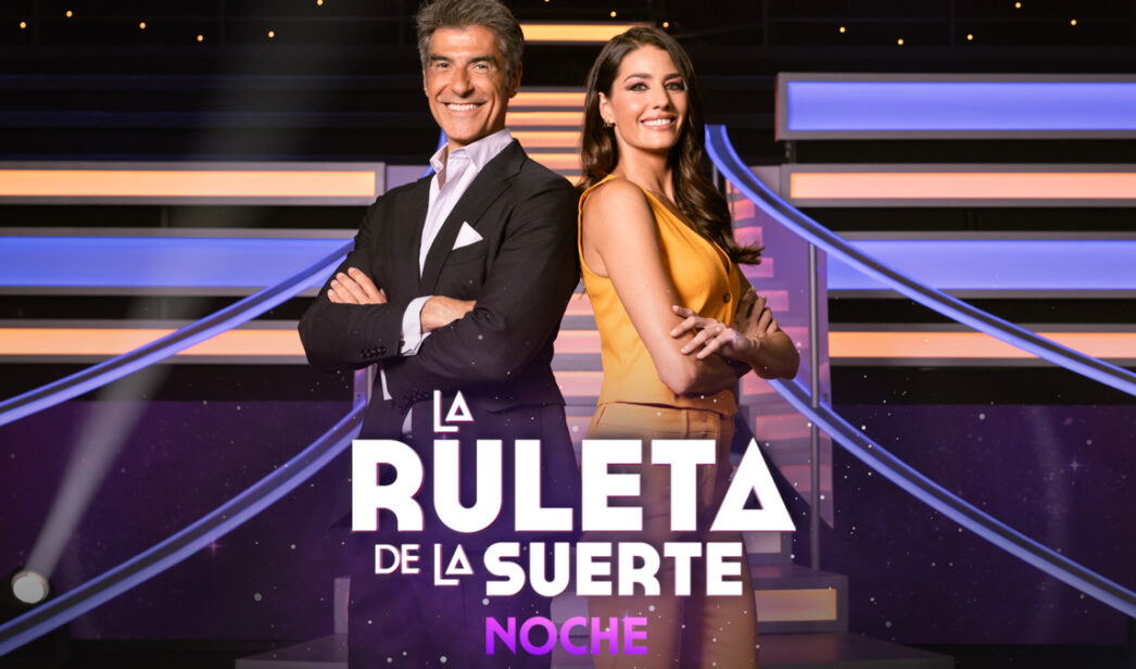 Jorge Fernández y Laura Moure en 'La Ruleta de la Suerte Noche'