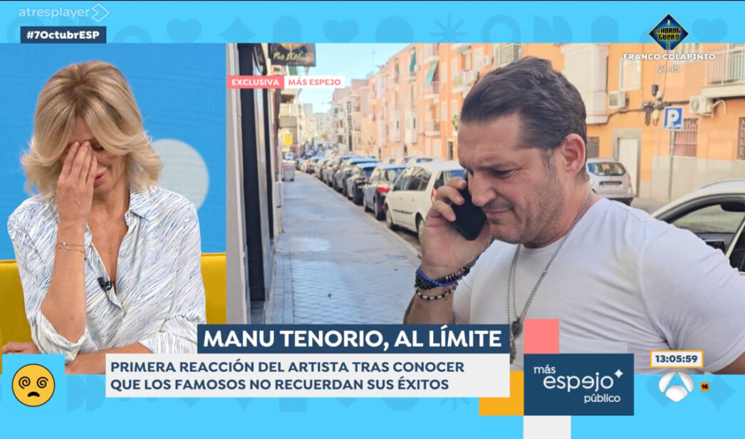 Susanna Griso y Manu Tenorio en 'Espejo Público'