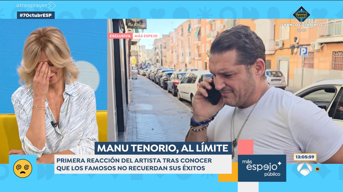 Susanna Griso y Manu Tenorio en 'Espejo Público'