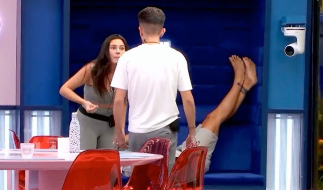 Nerea y Luis en mitad de su gran enfrentamiento en 'Gran Hermano'