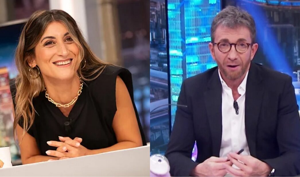 Susi Caramelo y Pablo Motos en 'El Hormiguero'.