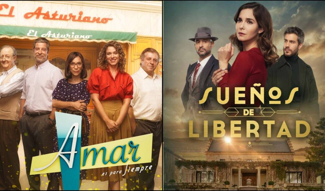 Protagonistas de 'Amar es para siempre' y 'Sueños de libertad'