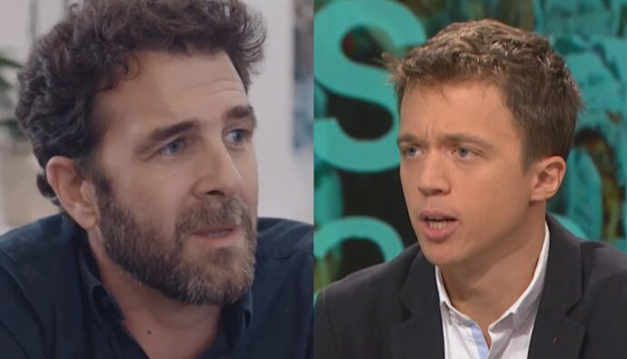 Gonzo e Íñigo Errejón.