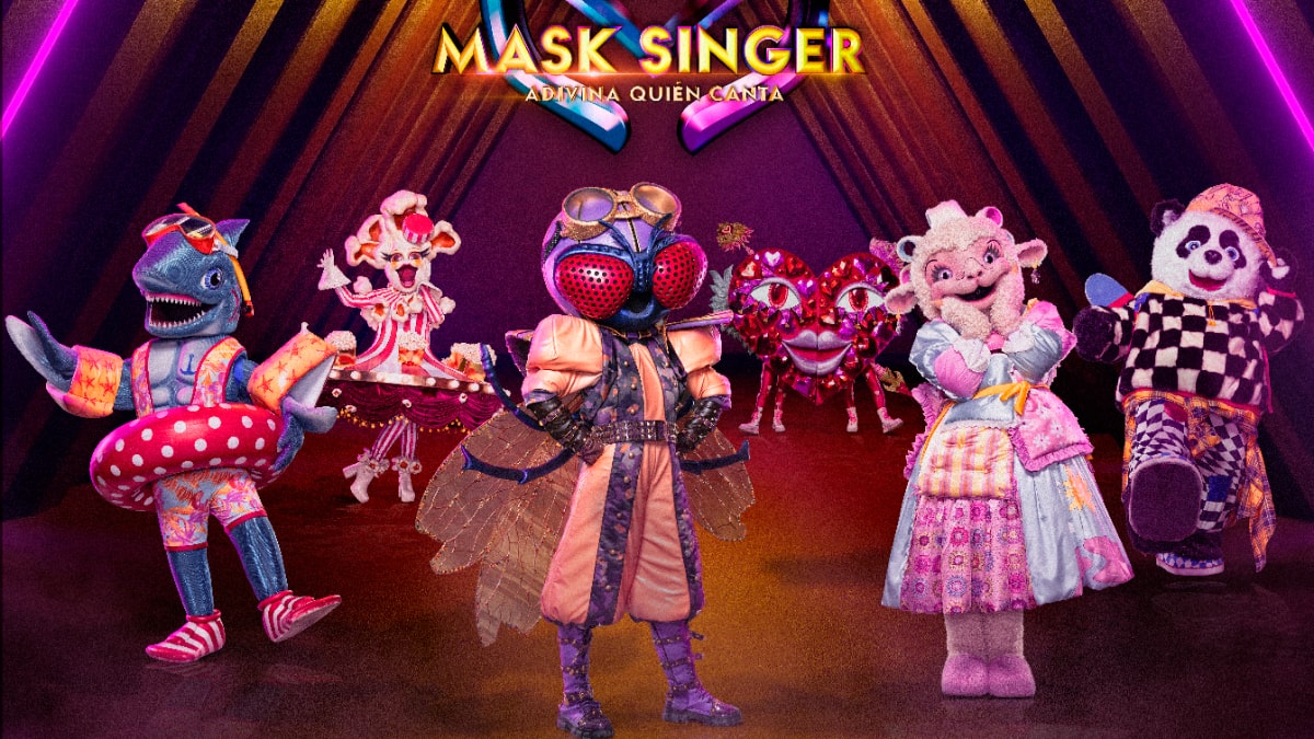 Grupo A de máscaras de 'Mask singer 4'.