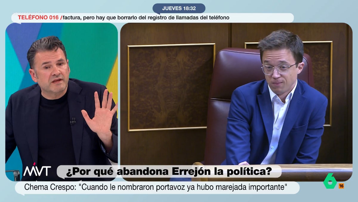 Iñaki López se pronuncia sobre Íñigo Errejón.