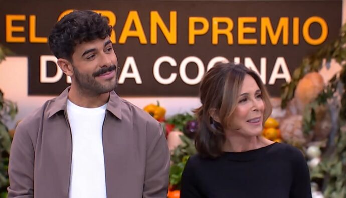 Lydia Bosch y Germán González en 'El gran premio de la cocina'.