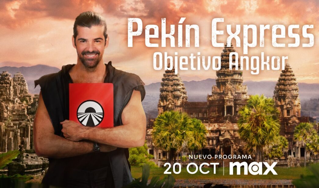 Cartel oficial de 'Pekín Express: objetivo Angkor'.