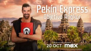 Cartel oficial de 'Pekín Express: objetivo Angkor'.