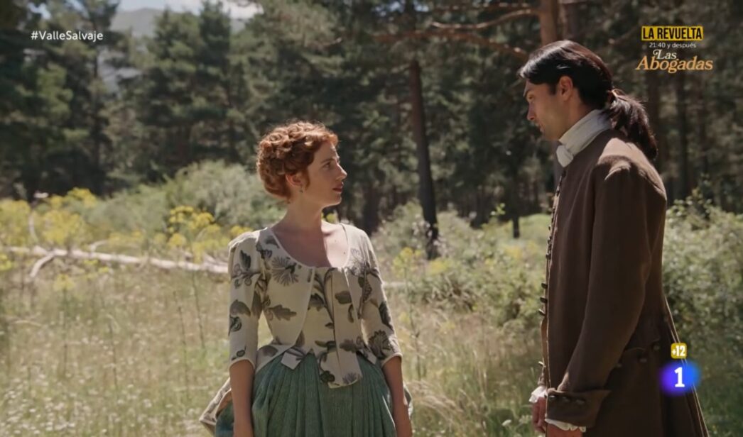 Adriana y Rafael en 'Valle Salvaje'.