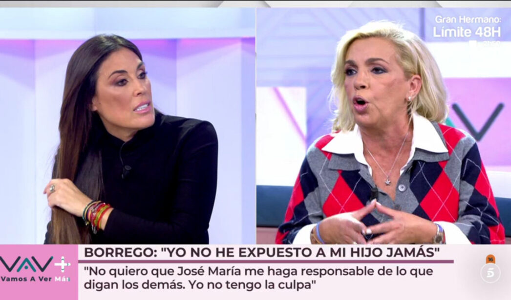 Carmen Borrego se encara a Isabel Rábago en 'Vamos a ver'