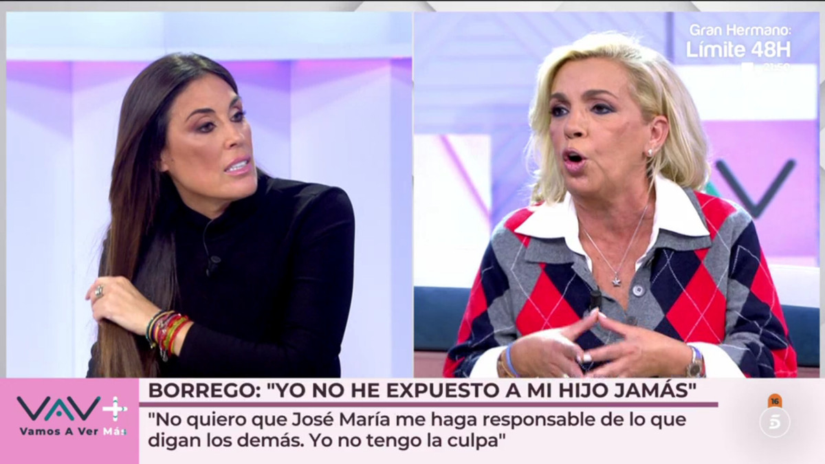 Carmen Borrego se encara a Isabel Rábago en 'Vamos a ver'