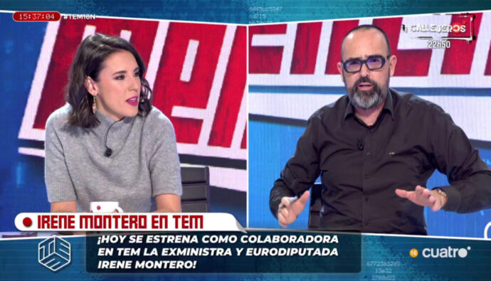 Risto Mejide se planta en un choque con Irene Montero en su debut en 'Todo es mentira'