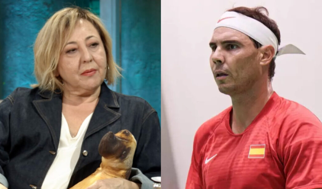 Carmen Machi y Rafa Nadal