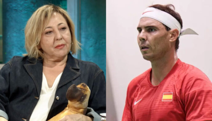 Carmen Machi y Rafa Nadal