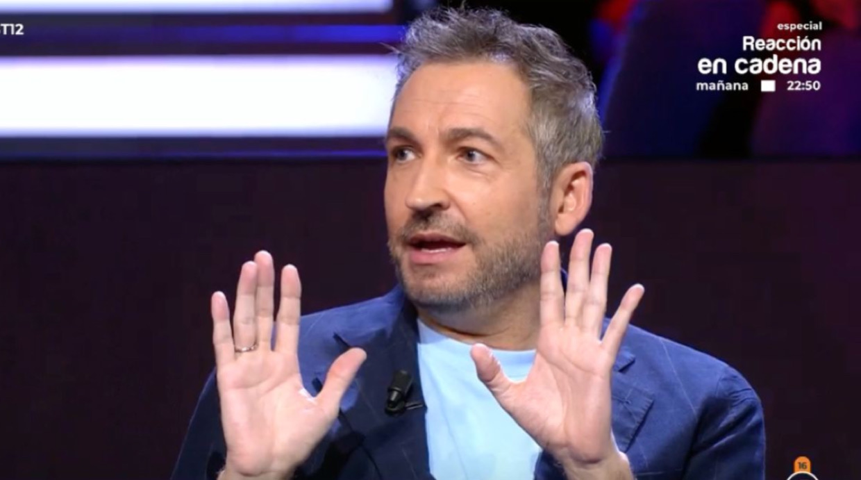 Frank Blanco en el plató de 'Gran Hermano'