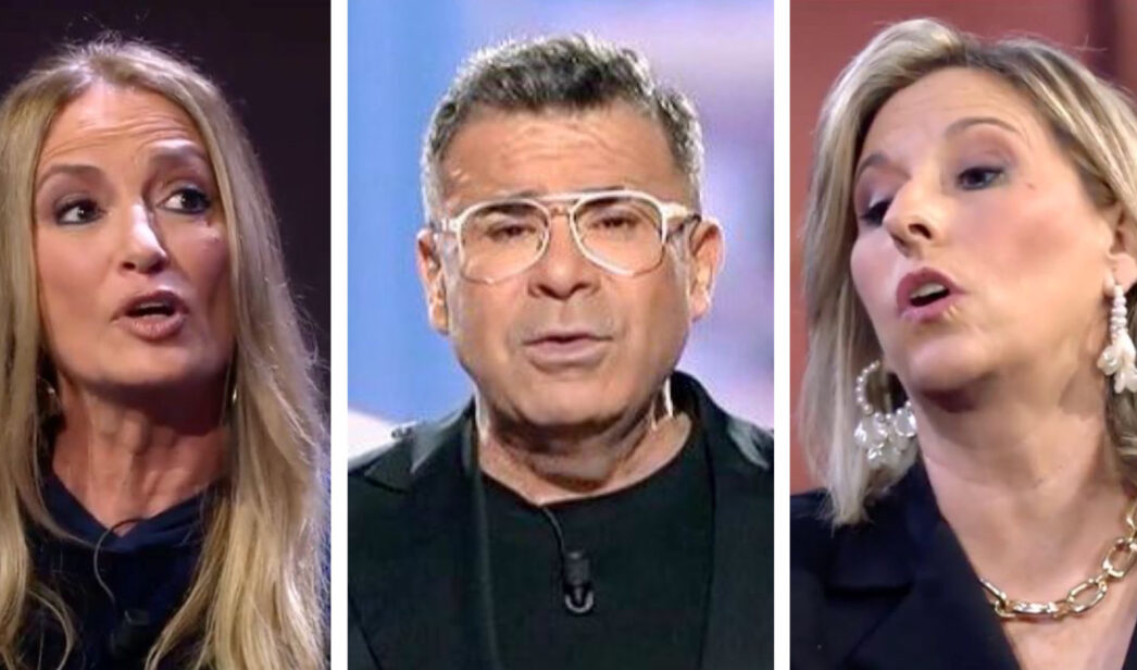 María José Galera, Jorge Javier y Laura en el plató de 'Gran Hermano'