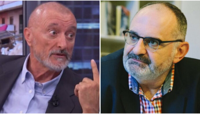 Arturo Pérez-Reverte y Antón Losada